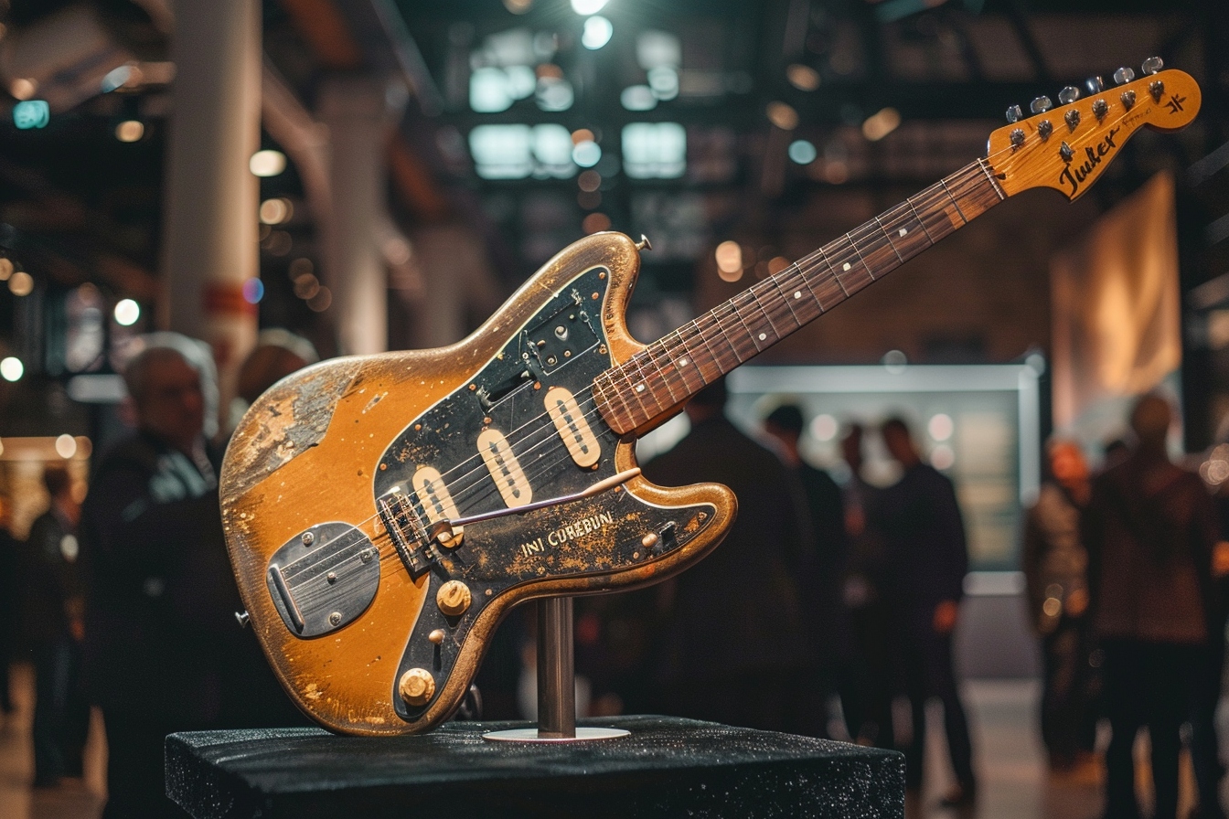 Vente aux enchères : la guitare de Ian Curtis a été vendue 210 000 dollars